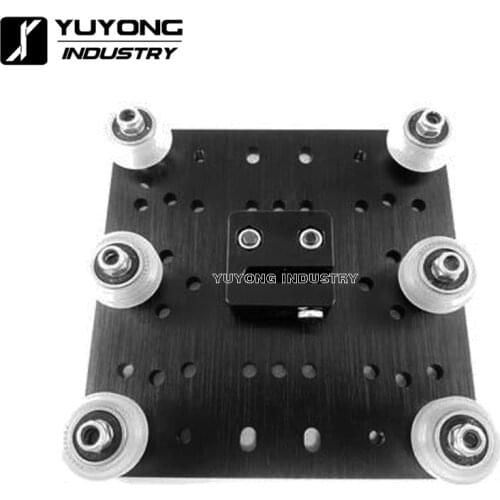 Black Anodized Aluminium XLarge C-Beam Gantry Set with V-Slot Solid V Wheel Kit for CNC Machine Parts