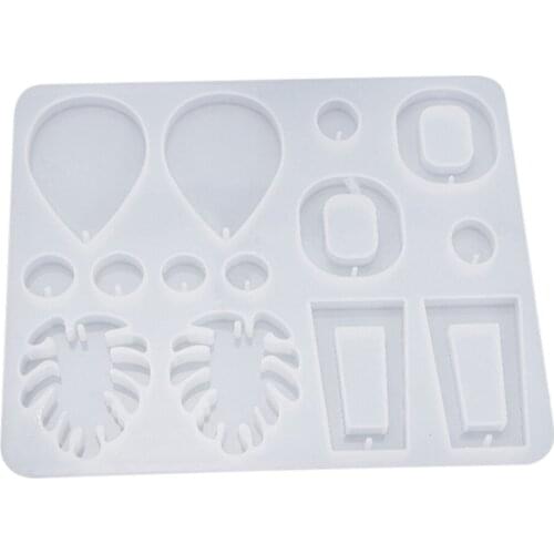 Earring Pendant Resin Molds Silicone Mold For DIY UV Resin Epoxy Dried Flower Jewelry Making Casting Moulds Jewelry Tool