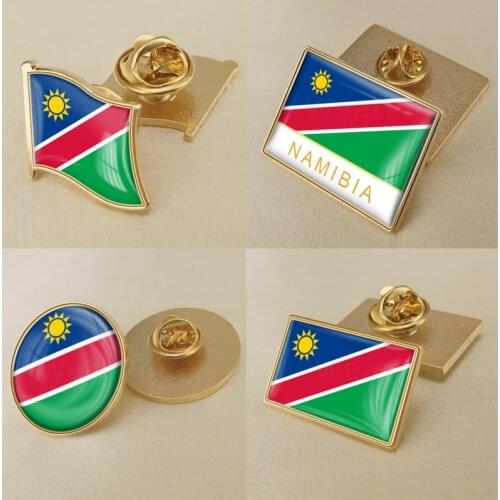 Coat of Arms of Namibia/Namibians Flag National Emblem Brooch/Badges/Lapel Pins