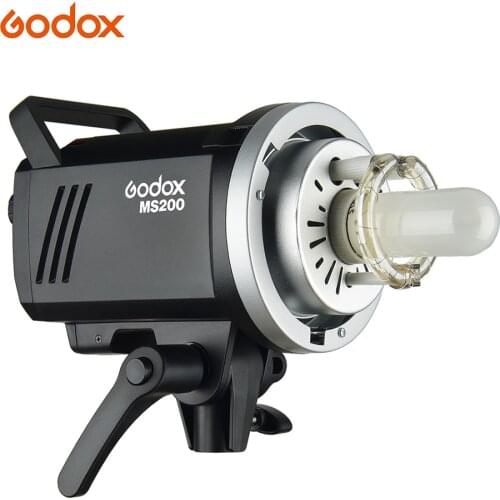 Godox MS200 Studio Flash Strobe Light Monolight GN53 5600K 2.4G Wireless X System 150W Modeling Lamp Bowens Mount Photography