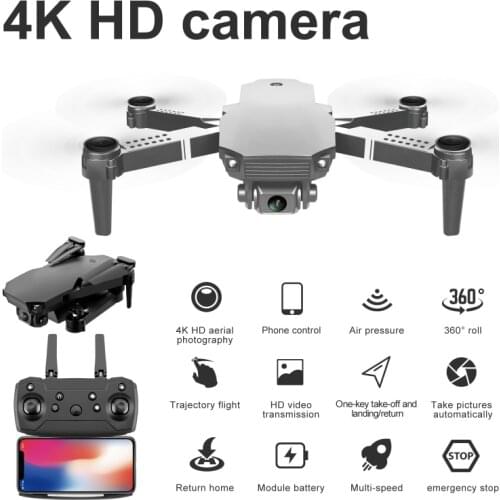 New 2021 S70 PRO Drone 4K HD Dual Camera Foldable Height Keeping Drone WiFi FPV 1080p Real-time Transmission RC Quadcopter