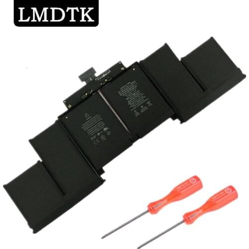 LMDTK New A1618 LAPTOP Battery For 2015 Macbook Pro Retina A1398 15'' 15.4" 11.36V / 99.5WH Rechargeable Battery Wholesales