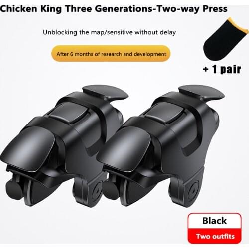 Metal ABS For Game Controller Mobile Phone Gamepad Mobile Joystick Trigger Aim Shooting L1 R1 Key Button For IPhone Samsung