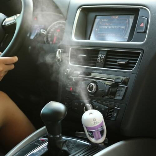 Mini Car Aroma Essential oil Diffuser Humidifier Aromatherapy Portable Car Air Humidifier cool mist Purifier in car