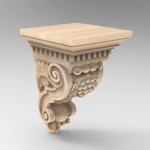 New Chapiter decor 3d model STL relief for cnc STL format decor 3d model for cnc stl relief artcam vectric aspire -06