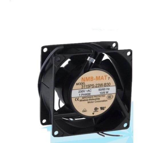 New original 3115PS-23W-B30 230V 10 / 8W 8038 aluminum frame axial fan