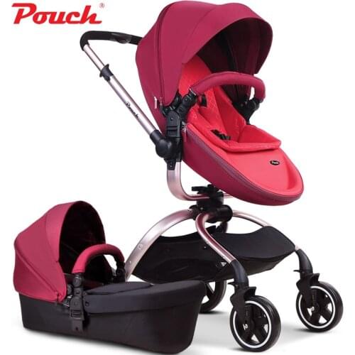 Luxury Stroller 2 in 1 / 3 in 1 Stroller Puchair + Independent Sleeping Basket+ Safety Car Seat, Luxury Baby Prams. 3 in 1 cart