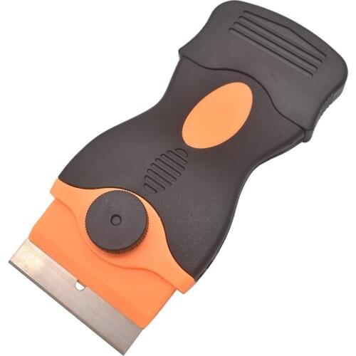 Razor Blade Scrapers Remover Tool Auto Window Glass Ceramic Tint Vinyl Glue Paint Adhesive Decal Scraper DIY Squeegee