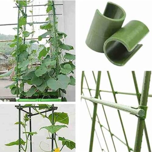 Cross Plastic Clips Plant Support Fixed Connector Adjustable Agriculture Fastener Pillars Diameter Gardening