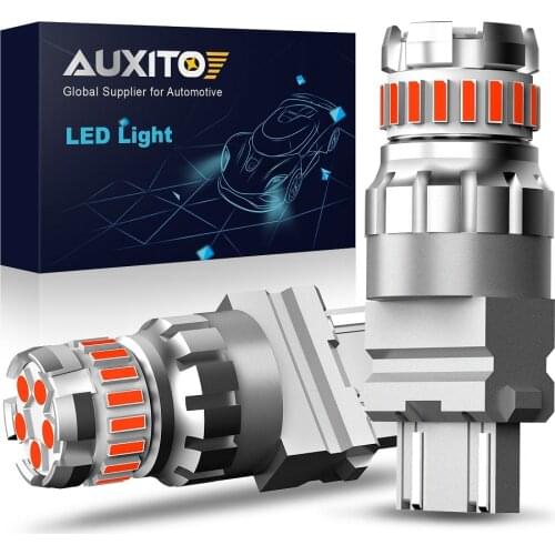 AUXITO 2x P27/7W LED Canbus 3157 3357 P27W T25 LED Bulb For Daytime Running Lights DRL For 2011 and up Jeep Grand Cherokee Amber