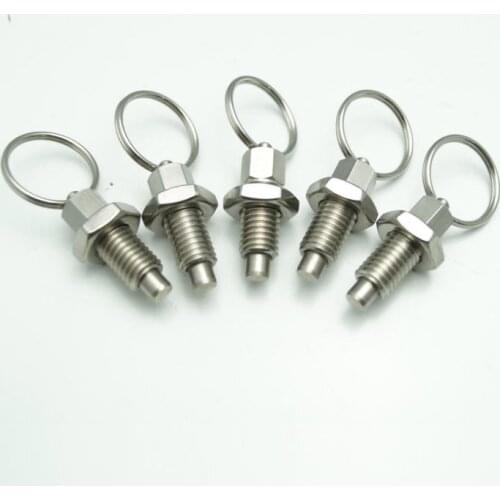 TF08011-M8*16*5 Stainless Steel Lift Ring Indexing Plunger