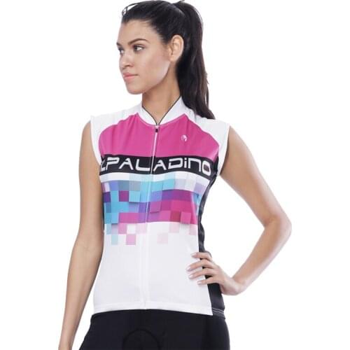 ILPALADINO Cycling Sleeveless Jersey For Women Team Pro Bike Bicycle Jersey Quick Dry MTB Jersey Road Bike Bicycle Top Shirt