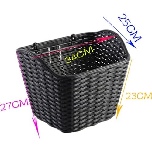 Rainproof Waterproof Bicycle Basket with Cover Front Handlebar Bike Basket Bicycle Accessory WHShopping
