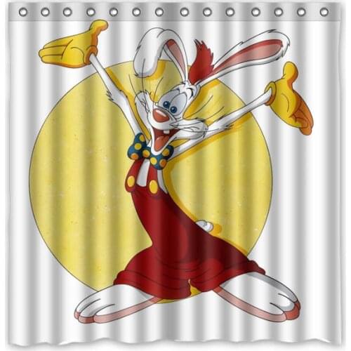 Who Framed Roger Rabbit shower curtain personalized badkamer gordijn drop shipping polyester waterproof shower curtain 71*71 inc