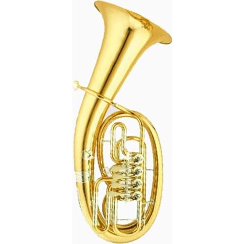 Gold lacquer Euphonium (Rotary) Tone Bb