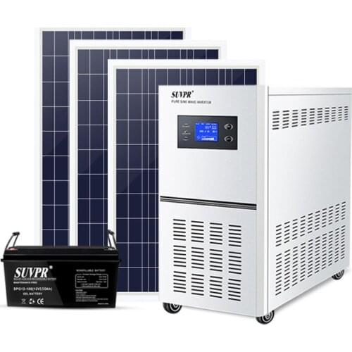Zq Solar Power Generation System Household Full Set Photovoltaic Generator off-Grid Inverse Control