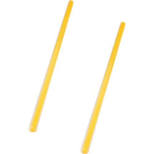 Fielect 1/2pcs Acrylic Rod Plexiglass Straight Rod Height 250/500mm Diameter 8mm Yellow/Pink/White/Light Blue General Accessory