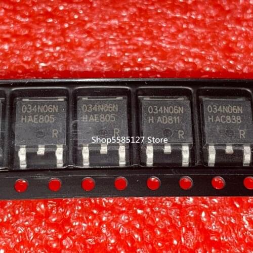 10PCS 034N06N IPD034N06N3G TO-252 60V 100A 100% New&original