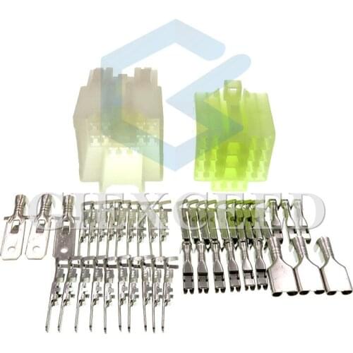 2 Sets 22 Pin Auto Window Lifter Wire Connector Car Engine Gearbox Wiring Harness Plug Female Male Sockets