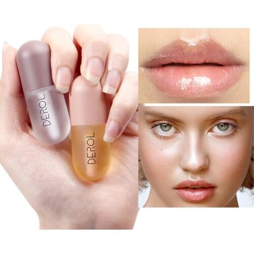2Pack Lip Plumper Lip Care Lip Gloss Serum Nutritious Lip Enhancer Lip Mask
