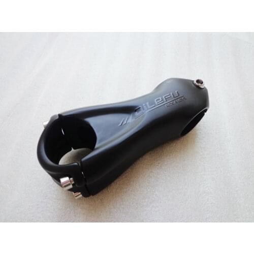 2018 Newest QILEFU Mountain bike matte full carbon fibre bicycle stems road 6 angles degree 31.8*80-120mm MTB parts Free ship