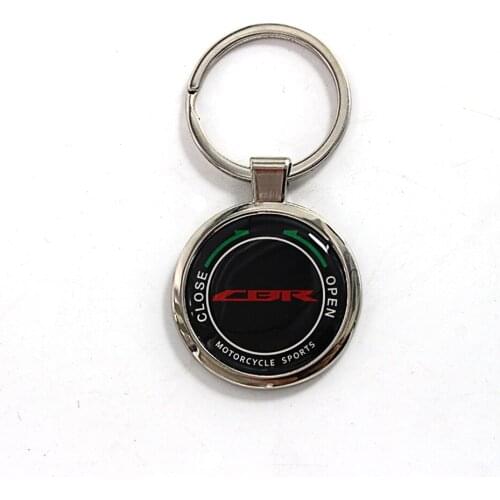 Motorcycle keychain key Ring with logo for Honda CBR250R CBR300R CBR500R CBR600F CBR650F CBR600 CBR900RR CBR929RR CBR954RR