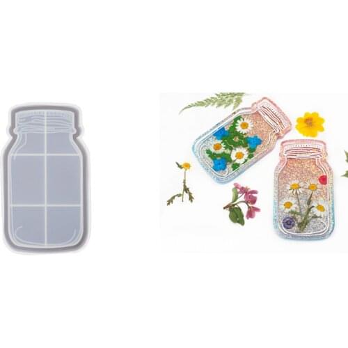 Bottle Tray Mold Silicone Jewelry DIY Making Mold withLiEnvironmentally Friendly Repeated Use Easy to Clean and Easy to Demould