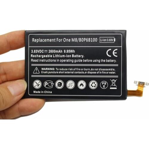 ITopZea 1x 2600mAh B0P6B100 Replacement Battery For HTC ONE 2 M8 M8 Ace M8x One plus W8 E8 M8T M8W M8D one mini2 one mini 2