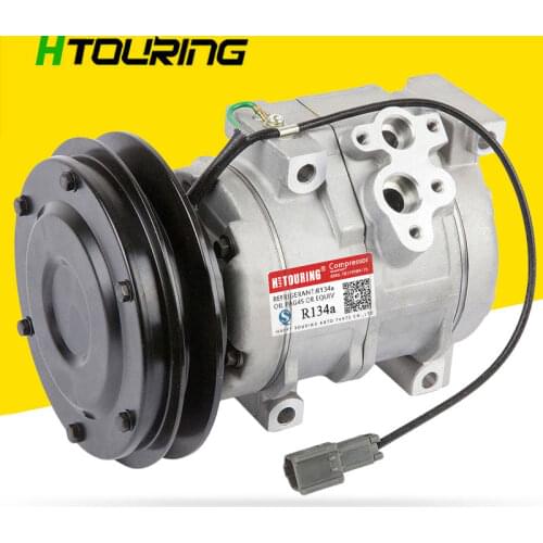 AC Compressor For John Deere Buck 500 Gator CX 4x2 Buck 500 EX 247300-0510 447170-9100 4471709101 4471905470 4472204052 24V 12V
