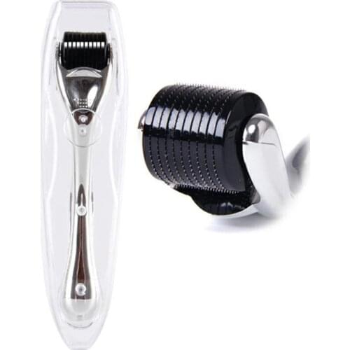 Silver 540 micro needles derma roller titanium mezoroller microneedle machine for skin care and body treatment