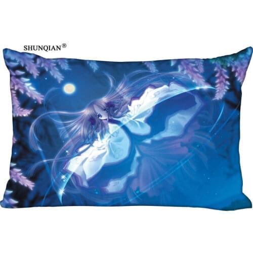 New The Little Witch Anime Pillow Case Custom Wedding Pillowcase Cover Cases Gift Zippered Rectangle Pillow Case