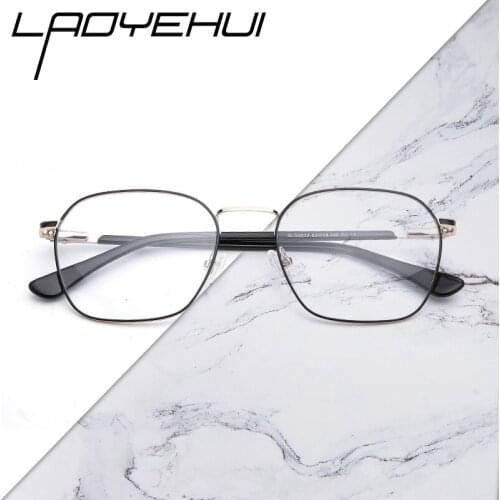 2020 Alloy Glasses Frame Men Myopia Computer Spectacle Frames Women Ultra Light Polygon Prescription Eye Glasses Frames For Men