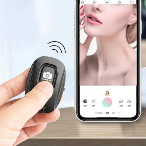 Portable Wireless Bluetooth Remote Control Single Button Selfie Camera Shutter Bluetooth Remote Control Single Button Selfie Cam