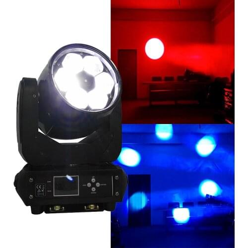 New arrival 6x40w Bee Eye Zoom Wash Moving Head Light RGBW 4IN1 LED beam effects stage lighting DMX DJ Disco music party lights