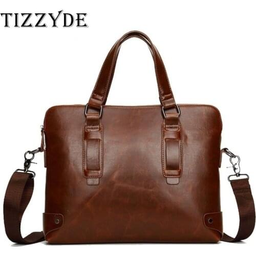 2018 New Fashion Vintage Luxury Men Briefcases Shoulder Bag Messenger Bags Briefcase Male Casual Handbag Bolsa YZ560-C