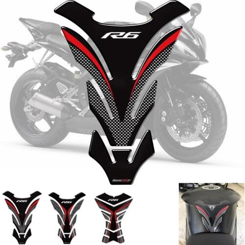 3D Motorcycle Tank Pad Protector Case forYamaha R6 YZF-R6 1998-2018 Tank Decal Stickers 2009 2010 2015 2017