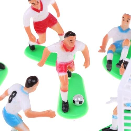 8pcs/Set Football Game Cake Topper DIY Kids Birthday Party Cake Decoration Kids Doll Toy Soccer Baking Cupcake Party Supplies