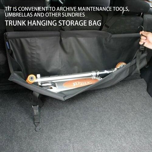 Car Rear Seat Back Storage Bag Multi-use Car Trunk Organizer Auto Stowing Tidying Auto Interior Accessories
