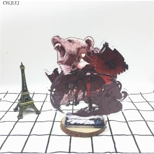 Game Arknights Keychain Man Acrylic Standing Key Chain Women Key Holder Couples Key Ring Pendant Cartoon Porte Clef Amiya Gifts