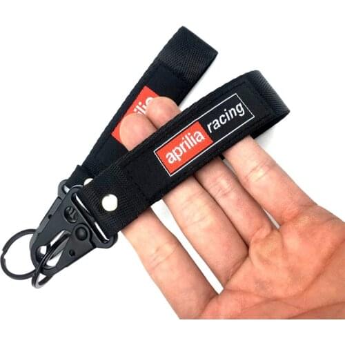 For Aprila Apulia Motorcycle Keychain Seiko Embroidery Keychain Pendant