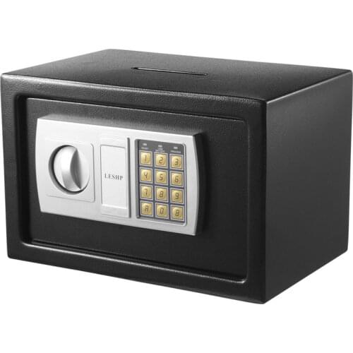 Hot Safe Deposit Box Digital Electronic Security Box For Cash Document Jewelry Includes Keys for Home Office Use Heavy-duty