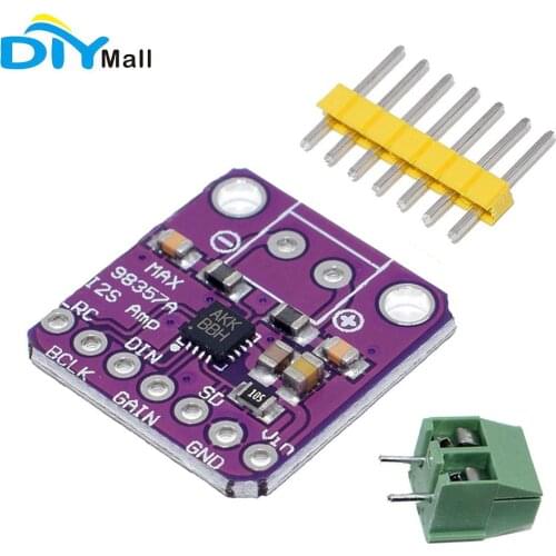 Max98357 3w Class D Amplifier Breakout Interface I2s Dac Decoder Module for Raspberry Pi Esp32