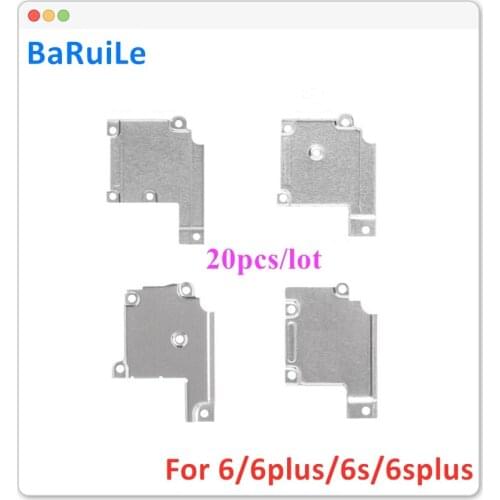 BaRuiLe 20pcs LCD Cover Plate For iPhone 6 6S Plus Front Camera Lcd Touch Screen Metal Holder Bracket Small Part