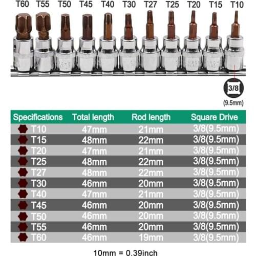 Hexagonal Plum Blossom Bit Socket Tool Set Short Screwdriver Bit Hex Shank Phillips Slotted Screwdriver Bits Set Tamper