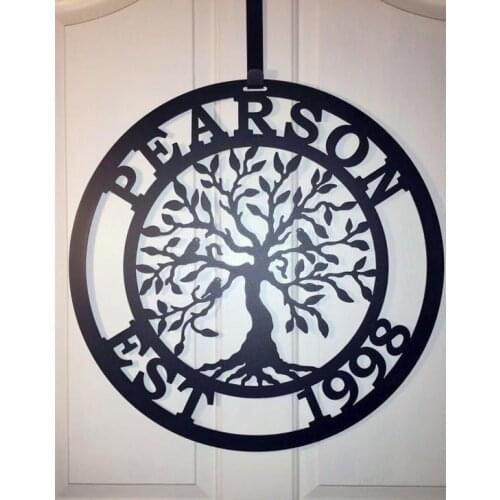 PERSONALIZED Family Tree of Life with Birds Wall Decor