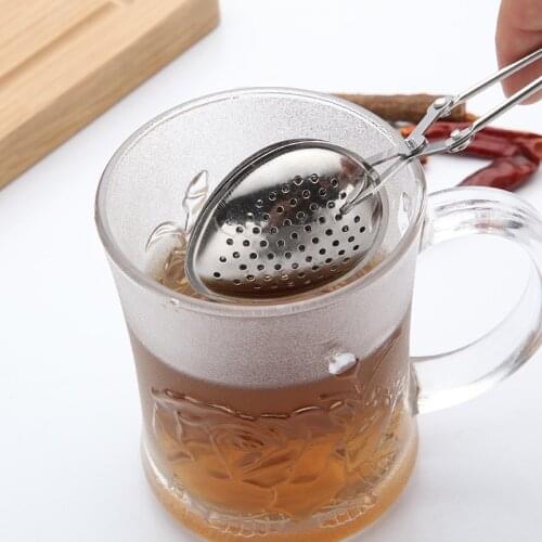 Stainless Steel Tea Infuser Mesh Tea Strainer Coffee Herb Spice Filter Handle Infuser Reusable Coffee Herb Spice Filter Teaware