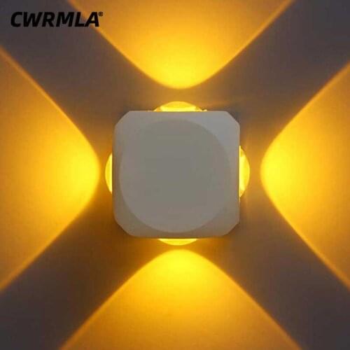 Modern Led Wall Lamp Bedside Lamp Bedroom Living Room Wall Lamp IP65 Waterproof Creative Corridor Hotel Decoration Wall Lamp