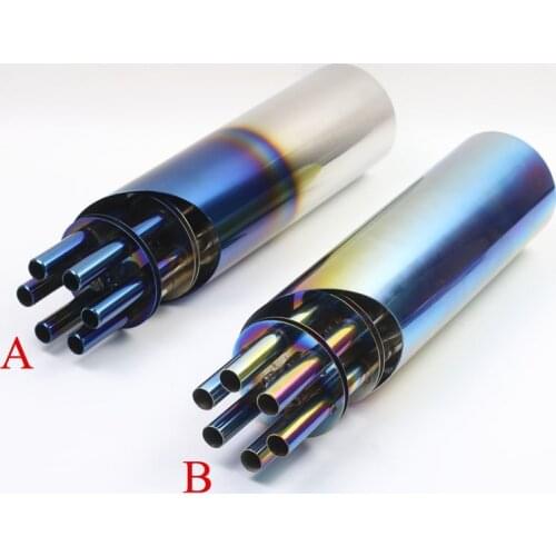 Universal Modified Motorcycle Exhaust Pipe Gatling Gun Style For Honda Kawasaki Yamaha KTM DUCATI ATV AK023