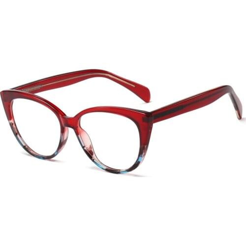 Veshion Retro Cat Eye Glasses for Women Transparent Optical Glasses Frame Tr90 Clear Lens Gift Birthday Female Accessories