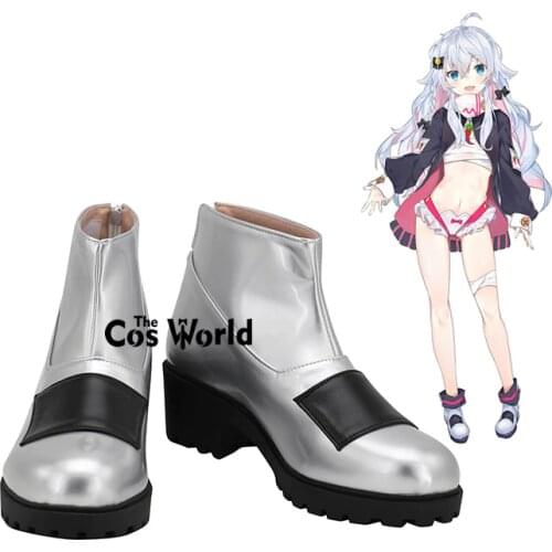 YouTuber Japanese Virtual VTuber Kagura Nana Customize Cosplay High Heels Shoes Boots